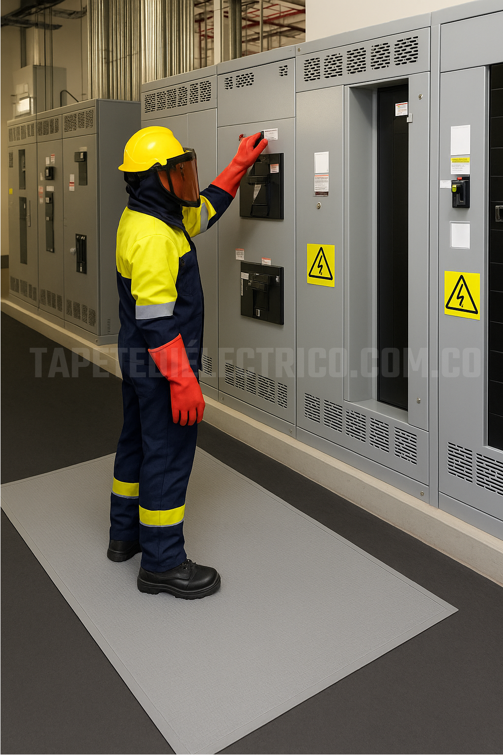 Tapete dieléctrico clase 2